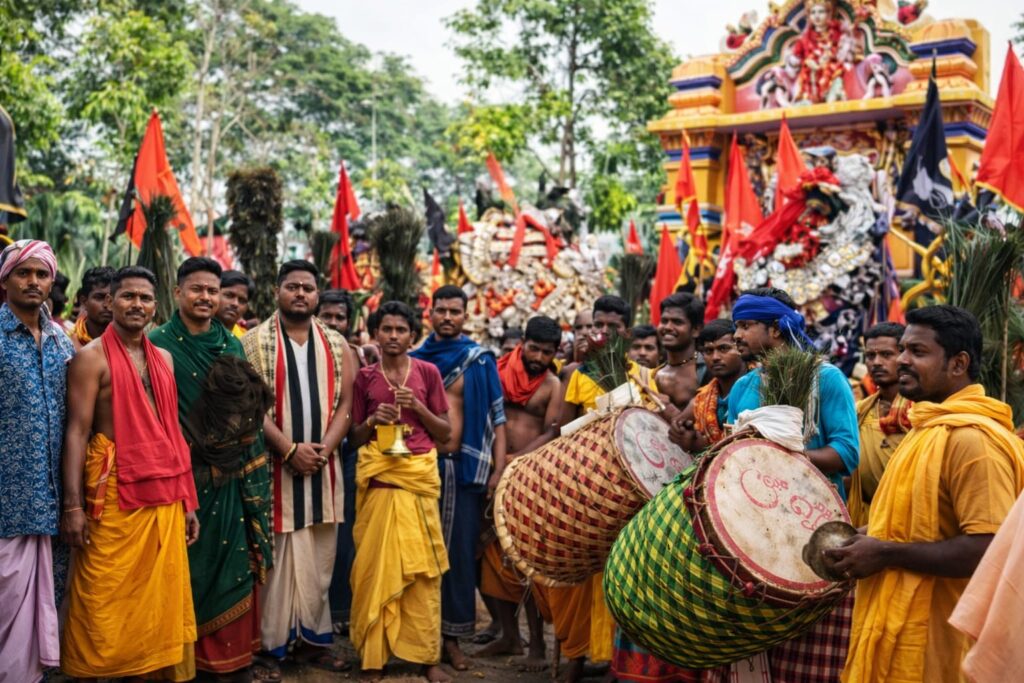 ‘ଦଣ୍ଡ ଯାତ୍ରା’ ନିଷ୍ଠା ଓ କାଷ୍ଠାର ଏକ ଅନ୍ୟନ୍ୟ ପରମ୍ପରାବୁଗୁଡ଼ା ଅଞ୍ଚଳ ମହାନାଦ ରେ ପ୍ରକମ୍ପିତ ପରିବେଶ