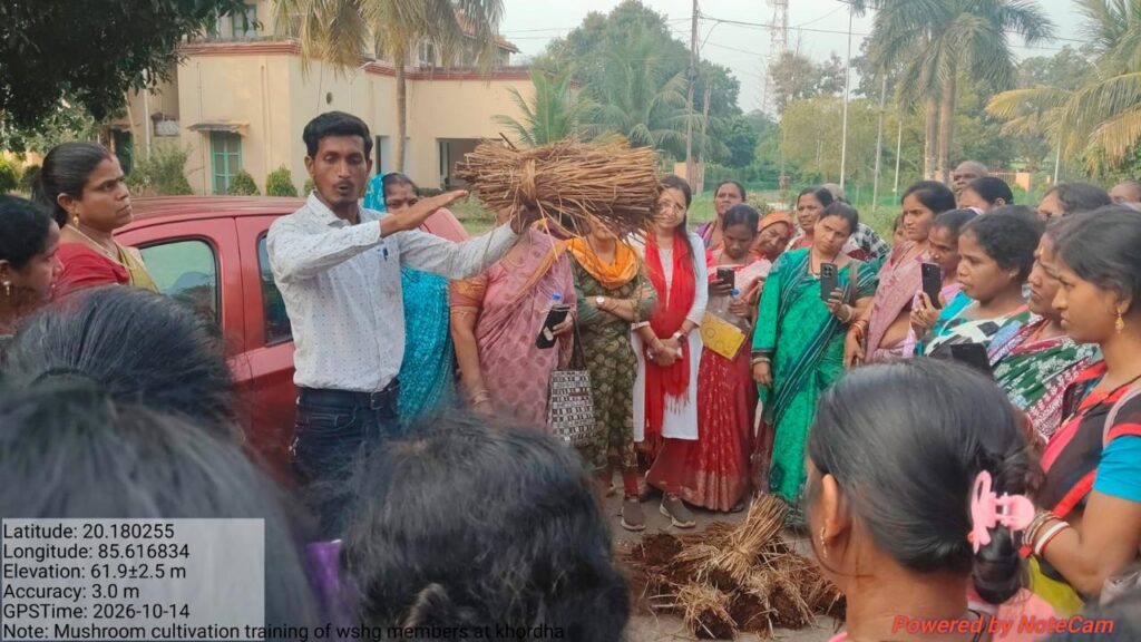 ମହିଳାଙ୍କ ଆର୍ଥିକ ସଶକ୍ତୀକରଣ ନିମନ୍ତେ ଛତୁ ଚାଷ ତାଲିମ ଓ କର୍ମଶାଳା ଅନୁଷ୍ଠିତ