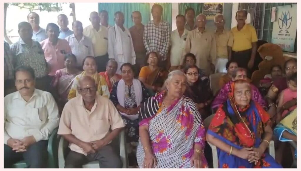 ବରିଷ୍ଠ ନାଗରିକ ମଞ୍ଚ ତରଫରୁ ବିଶ୍ୱନିକେତନ ଜରା ନିବାସ ପରିଦର୍ଶନ