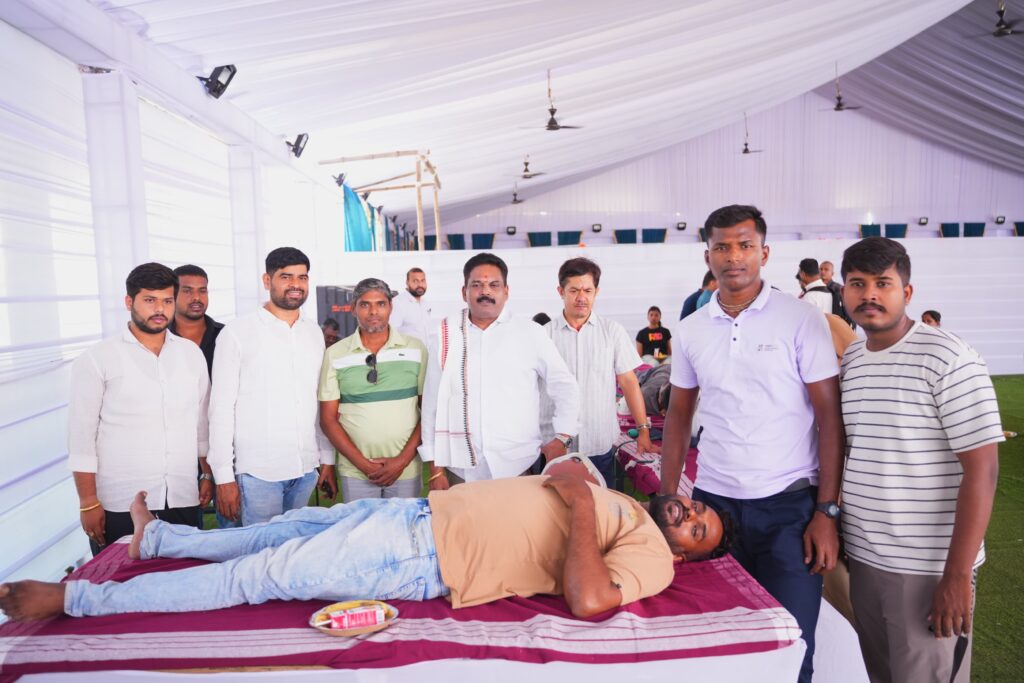 ସ୍ୱର୍ଗତ ରାମକୃଷ୍ଣ ସାମନ୍ତରାୟଙ୍କ ପ୍ରଥମ ଶ୍ରାଦ୍ଧବାର୍ଷିକୀରେ ରକ୍ତଦାନ ଶିବିର